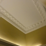 Restored Plaster Crown Molding & Ceiling